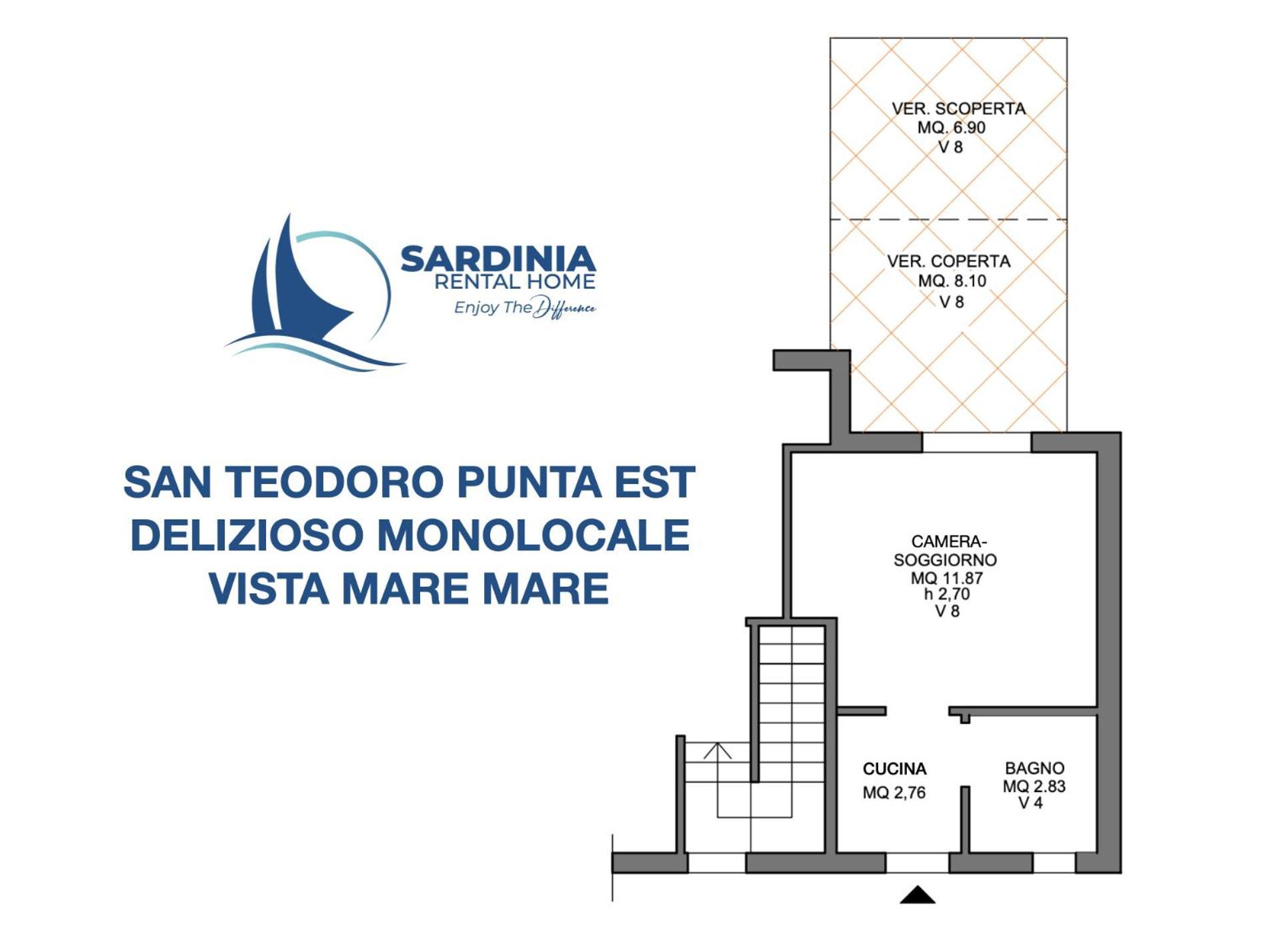 San Teodoro Punta Est Delizioso Monolocale Vista Mare Lägenhet Exteriör bild